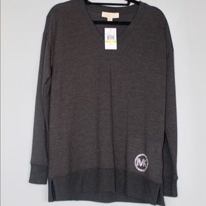Gray Michael Kors long sleeve shirt. NWT!